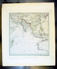 1844 SDUK map of The Indian Ocean, Australia to India
