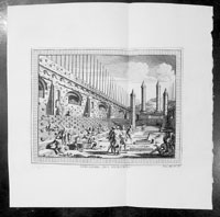 1747 Bellin Prevost Print Human Sacrifices,  Mexico