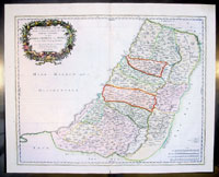 1667 Large Sanson Map Holy Land, Tribes of Israel Judia