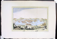 1747 Prevost Map View of Mexico City - Ancien Mexico